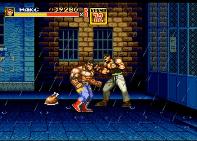 Streets Of Rage 2 - геймплей игры Sega Mega Drive\Genesis